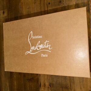 Christian Louboutin Tan Shoe Box